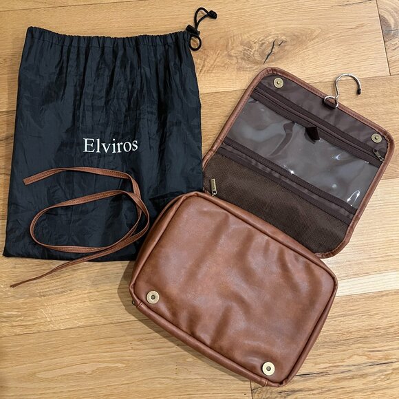 Elviros Toiletry Bag Hanging Travel Organizer - Picture 5 of 6